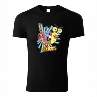 Marškinėliai Su Piešiniu Sraigė Ir Užrašu Žaibas Mac Sraigius