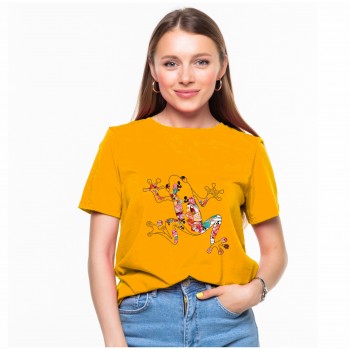 Marškinėliai Su Varlės Piešiniu