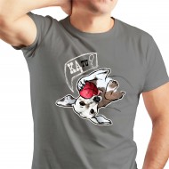 Marškinėliai Su Šuniuko Piešiniu Ir Užrašu, Ką Tu?