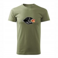 Marškinėliai Su Žuvimis, Didelis Ryja Mažą