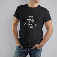 Marškinėliai Jonui su užrašu, Jonas Už Visus Ir Visi Už Joną