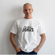 Marškinėliai Jonui su užrašu, Geriausias Jonas