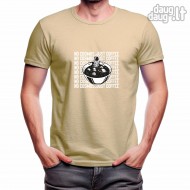 Marškinėliai Su Kavos Puodelio Piešiniu ir Užrašu, Coffee No Cosmos