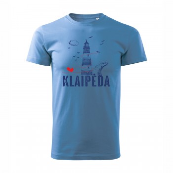 Marškinėliai Su Užrašu, Myliu, Klaipėda