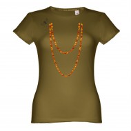 Moteriški marškinėliai, Gintariniai karoliai, 2023II 