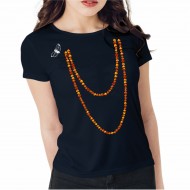 Moteriški marškinėliai, Gintariniai karoliai, 2023II 