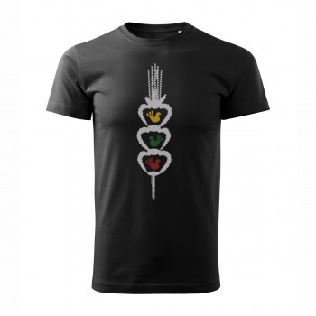 Marškinėliai su Verba, Trispalvė