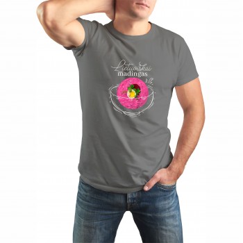 Marškinėliai su šaltibarščių dizainu ir užrašu Lietuviškai Madingas, Spalvoti, Universalus modelis