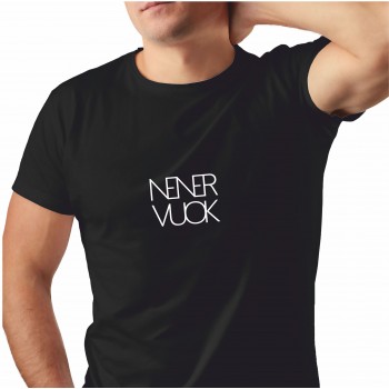 Marškinėliai su autoriniu piešiniu ir užrašu, Nenervuok Marškinėliai su autoriniu piešiniu ir užrašu, Nenervuok