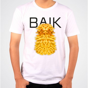 Marškinėliai su šakočiu ir užrašu BAIK ŠAKOTIS, spalvoti, universalūs