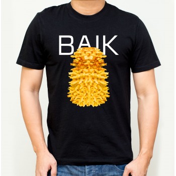 Marškinėliai su šakočiu ir užrašu BAIK ŠAKOTIS, spalvoti, universalūs