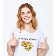 Moteriški marškinėliai, Aš už baltą mišrainę, LT