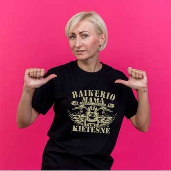 Marškinėliai universalūs "Baikerio mama"