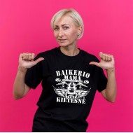 Marškinėliai universalūs "Baikerio mama"