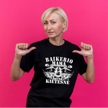 Marškinėliai universalūs "Baikerio mama"