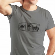 Marškinėliai universalūs "BAIKERIO šventė kai" 1