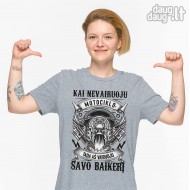 Marškinėliai  "VAIRUOJU BAIKERĮ"