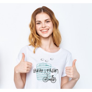 Moteriški marškinėliai "Laikas į pajūrį" MOT