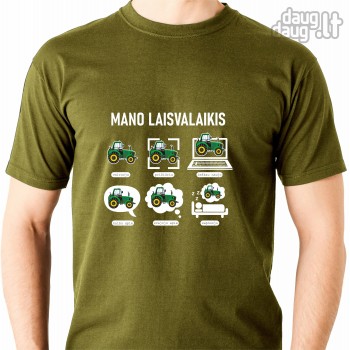 Marškinėliai universalūs "Mano laisvalaikis"