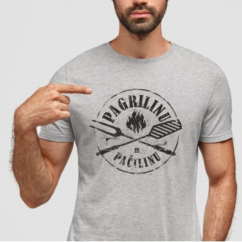 Marškinėliai Su Užrašu, Pagrilinu Ir Pačilinu