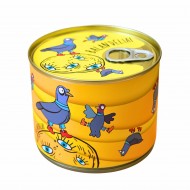 Marškinėliai skardinėje su Balandėliais