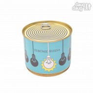 Marškinėliai Skardinėje su Autoriniu Piešiniu TEBUNIE ŠVIESA