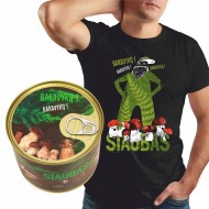 Marškinėliai skardinėje. BARAVYKŲ SIAUBAS Marškinėliai skardinėje. BARAVYKŲ SIAUBAS