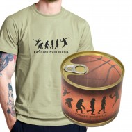 Marškinėliai skardinėje su užrašu, Kašioro Evoliucija