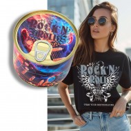 Marškinėliai skardinėje. ROCK`N`ROLL Marškinėliai skardinėje. ROCK`N`ROLL