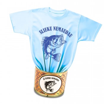 Marškinėliai skardinėje. AŠ SLIEKŲ NEMAUDAU