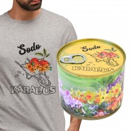 Marškinėliai skardinėje su Gėlėmis, Sodo Karalius