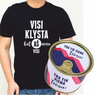 Marškinėliai skardinėje. VISI KLYSTA