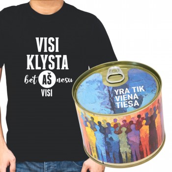 Marškinėliai skardinėje. VISI KLYSTA