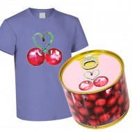 Marškinėliai skardinėje. VYŠNIOS Marškinėliai skardinėje. VYŠNIOS