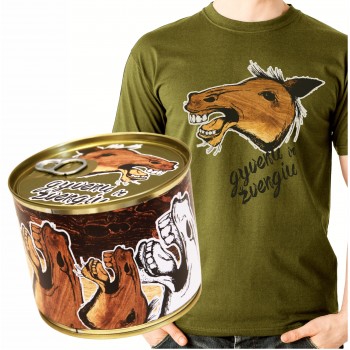 Marškinėliai skardinėje. Arklys-gyvenu ir žvengiu