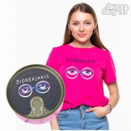 Marškinėliai skardinėje. ŽIŪRĖK Į AKIS