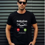 Marškinėliai "GARAŽAS SKAMBINA"