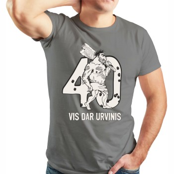 Marškinėliai Su Urvinio Žmogaus Piešiniu Ir Užrašu, Vis Dar Urvinis Marškinėliai Su Urvinio Žmogaus Piešiniu Ir Užrašu, Vis Dar Urvinis