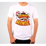 Marškinėliai Mindaugui su užrašu, KING