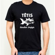 Marškinėliai "Tėtis žvejoja" 