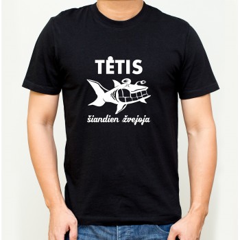 Marškinėliai "Tėtis žvejoja" 