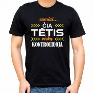 Marškinėliai "Tėtis kontroliuoja" 