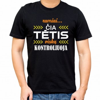 Marškinėliai "Tėtis kontroliuoja" 