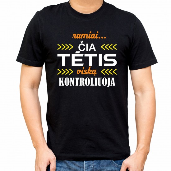 Marškinėliai  "Tėtis kontroliuoja" 