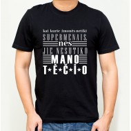 Marškinėliai "Tėtis supermenas" 