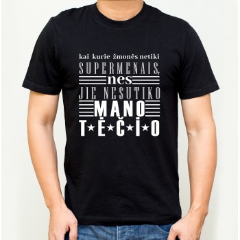 Marškinėliai "Tėtis supermenas" 