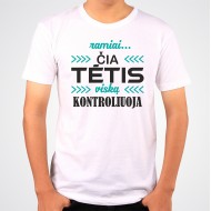 Marškinėliai "Tėtis kontroliuoja"B 190mq