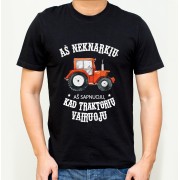 Marškinėliai "Traktorių vairuoju" 