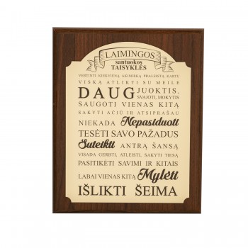 Laimingos santuokos taisyklės