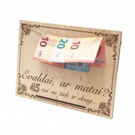 Rėmelis pinigams "Ar matai?" Rėmelis pinigams "Ar matai?"